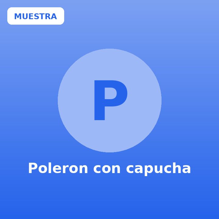 Poleron con capucha