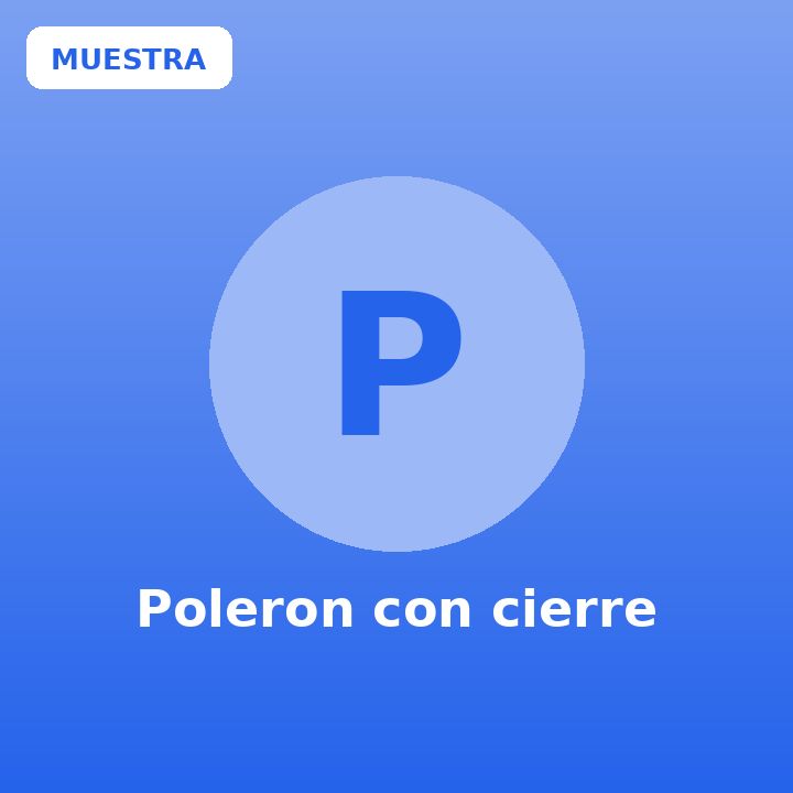 Poleron con cierre
