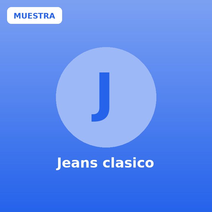 Jeans clasico