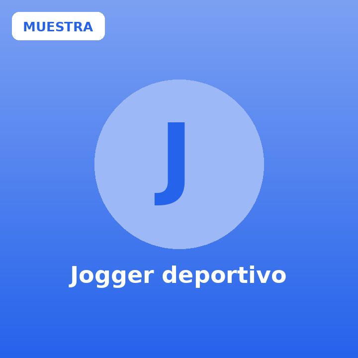Jogger deportivo