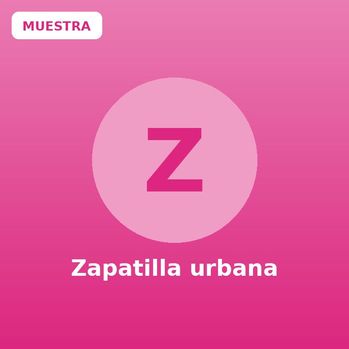 Zapatilla urbana