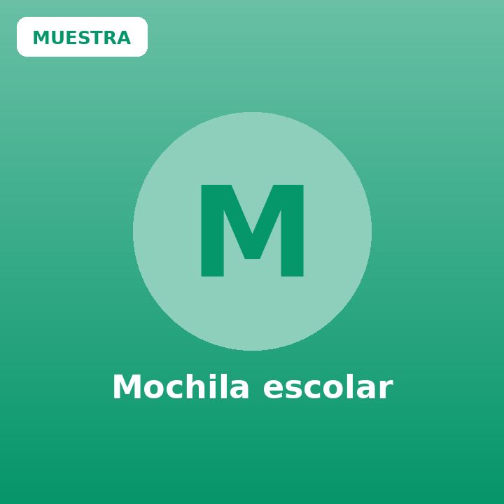 Mochila escolar