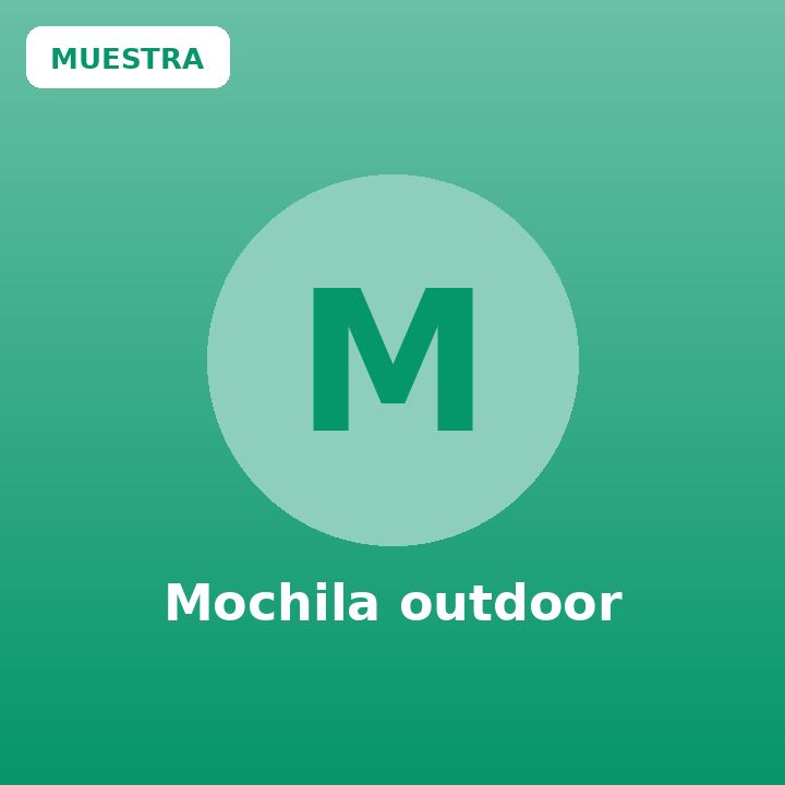 Mochila outdoor