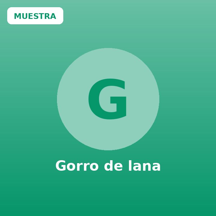 Gorro de lana