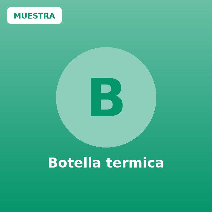 Botella termica