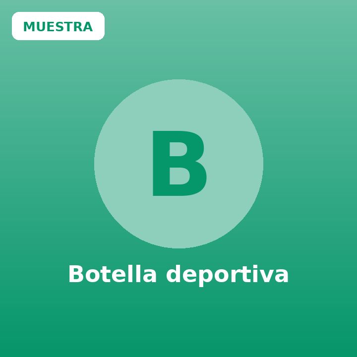 Botella deportiva