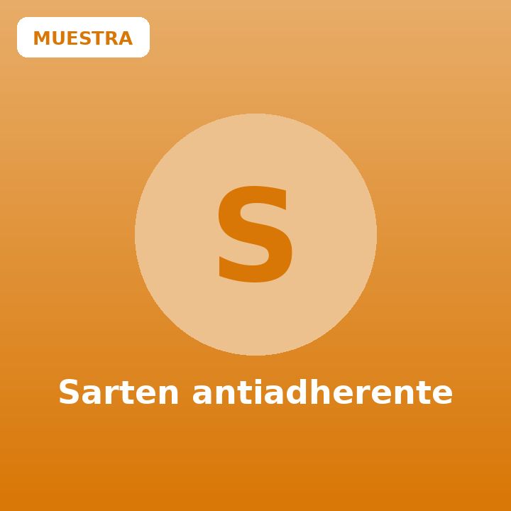 Sarten antiadherente