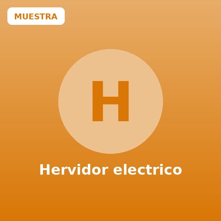 Hervidor electrico