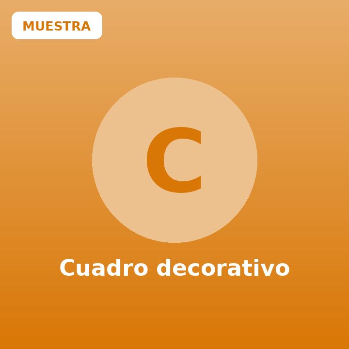 Cuadro decorativo