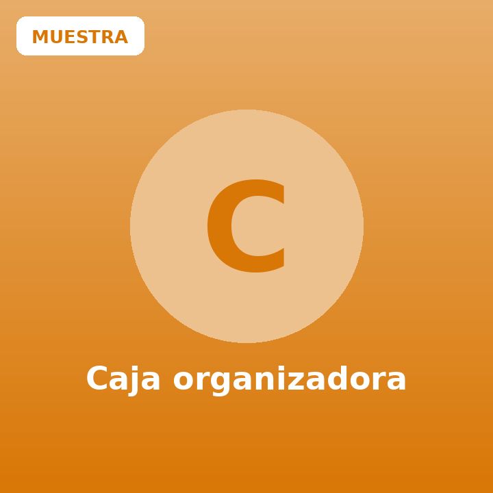 Caja organizadora